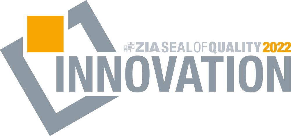 Das ZIA Innovations-Logo zeichnet die Check-it App als ein Innovatives Produkt aus.