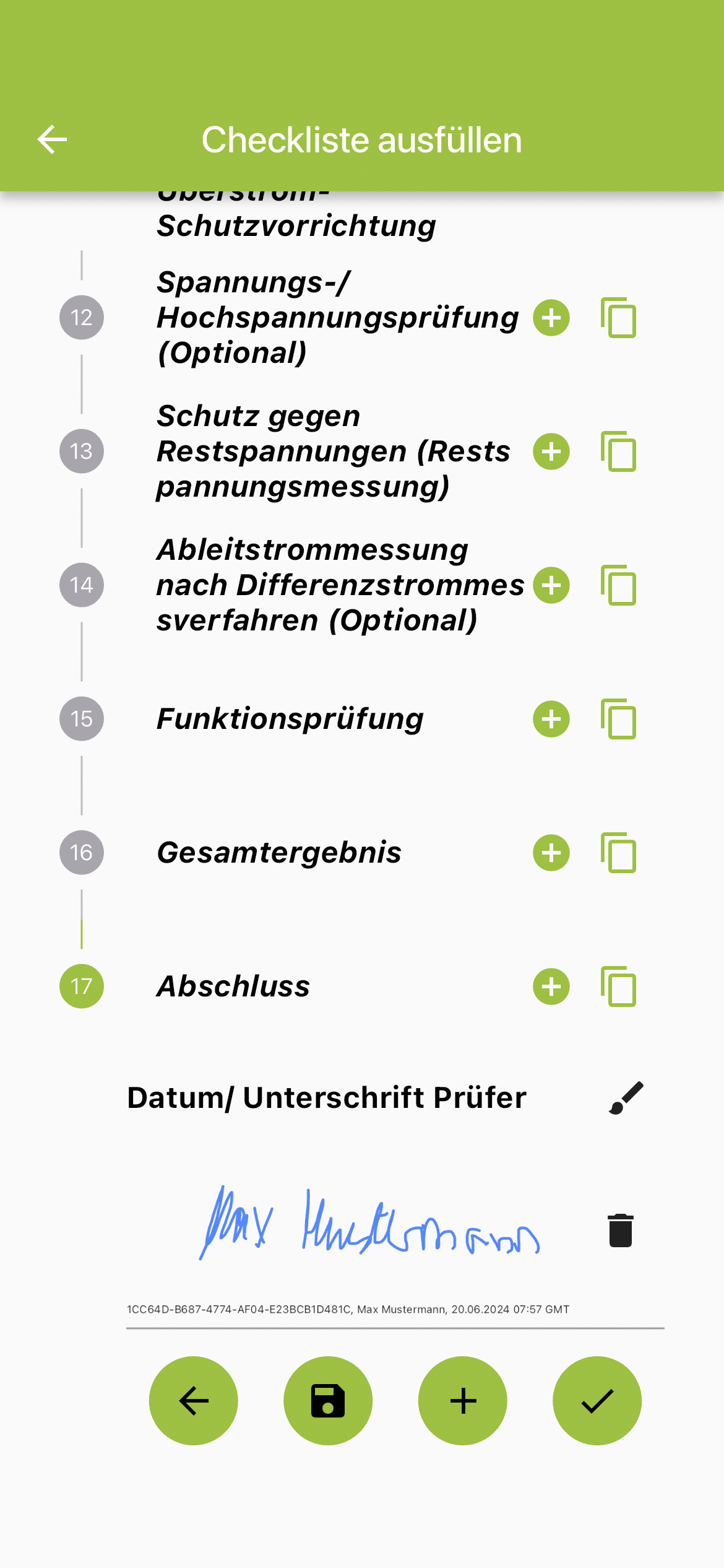 Erlaubnisschein Allgemein Unterschrift