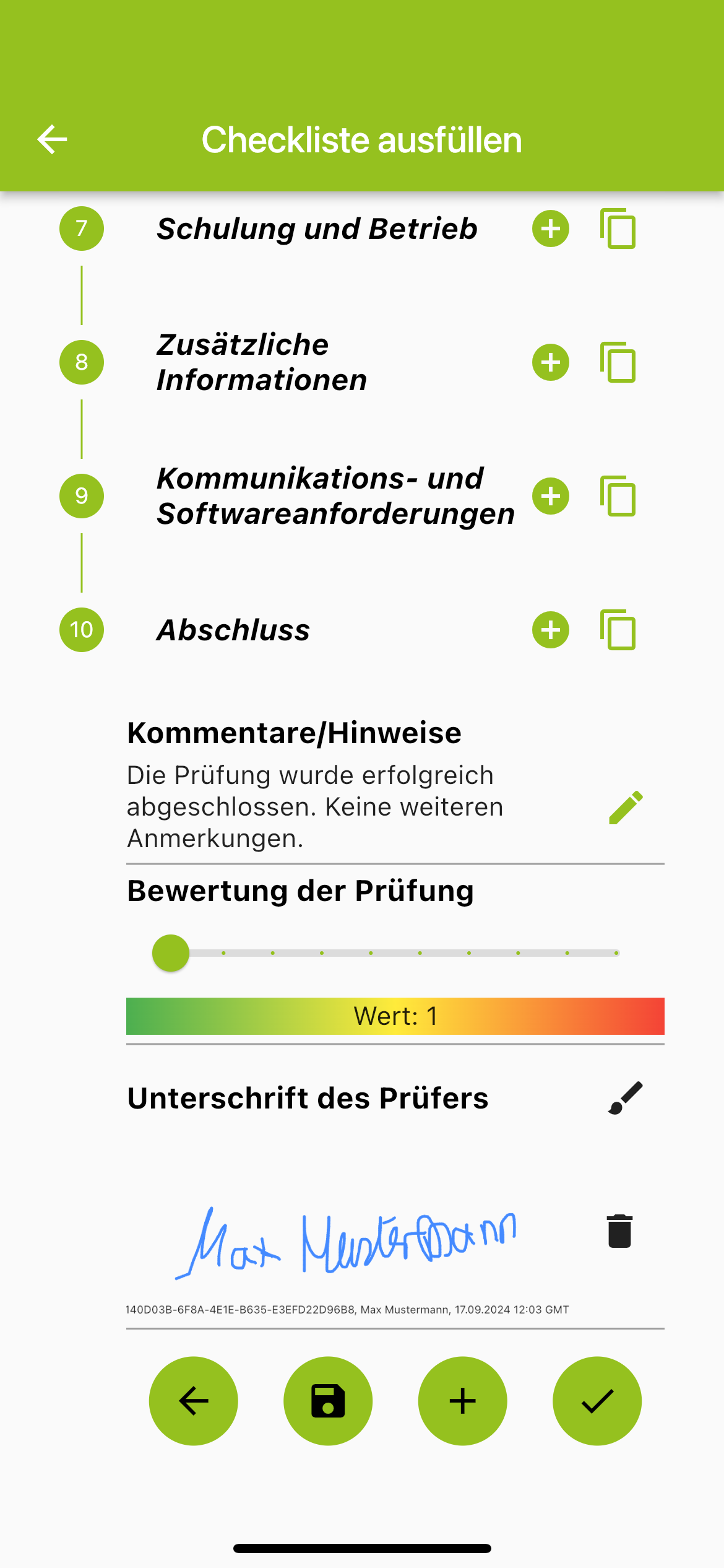 Erlaubnisschein Allgemein Unterschrift