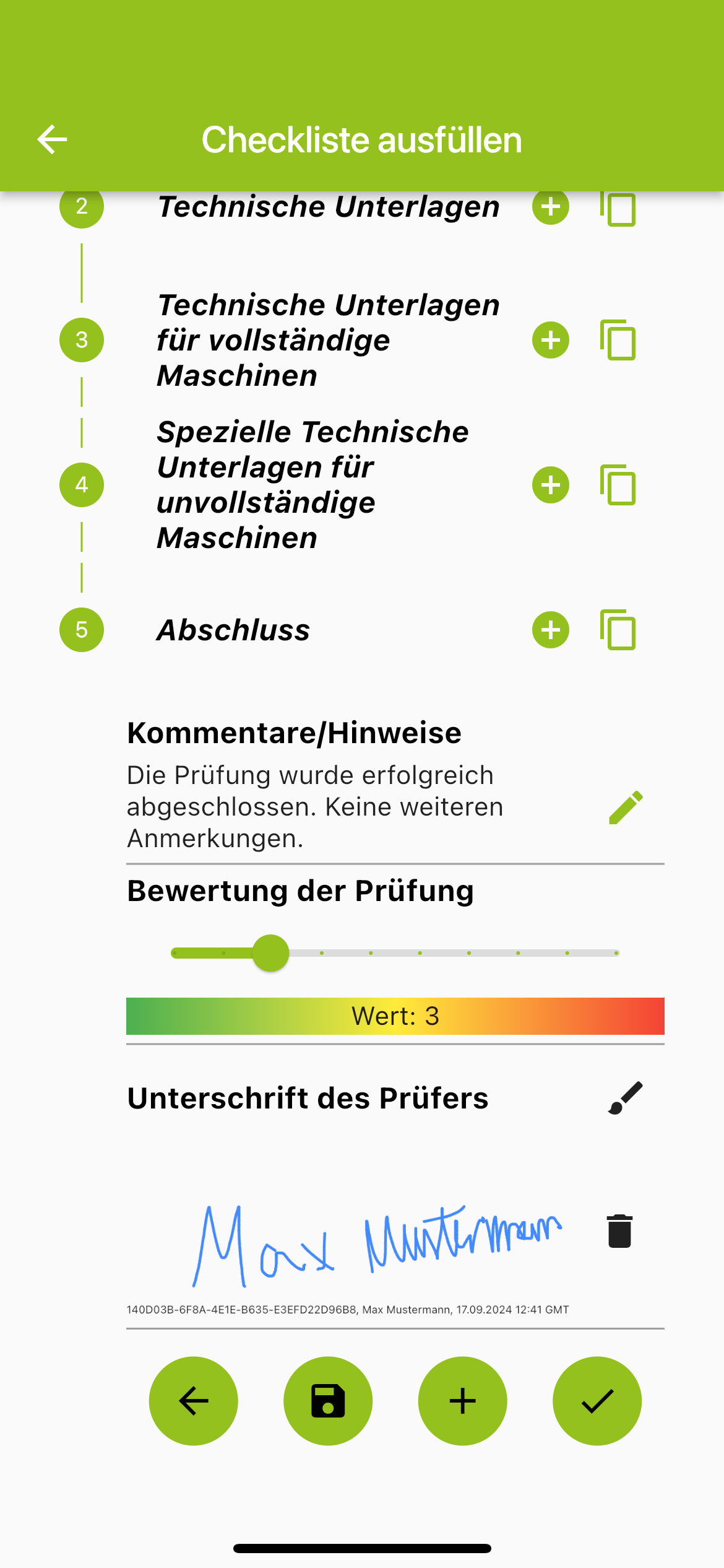 Erlaubnisschein Allgemein Unterschrift